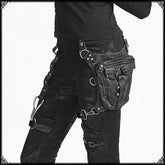 Leather Steam Punk Gothic Shoulder Waist Thigh Messenger Retro Bag